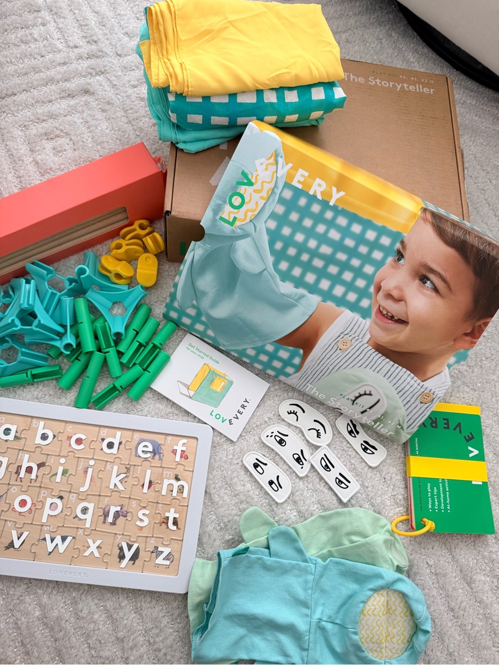 Like New Lovevery The Storyteller Play Kit -Age 40, 41, 42 Months